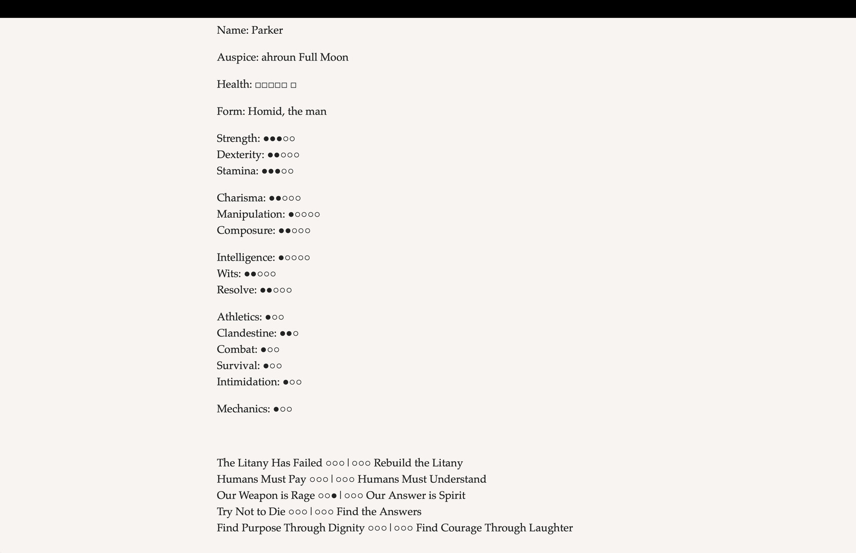 Werewolf: The Apocalypse — The Book of Hungry Names screenshot 5