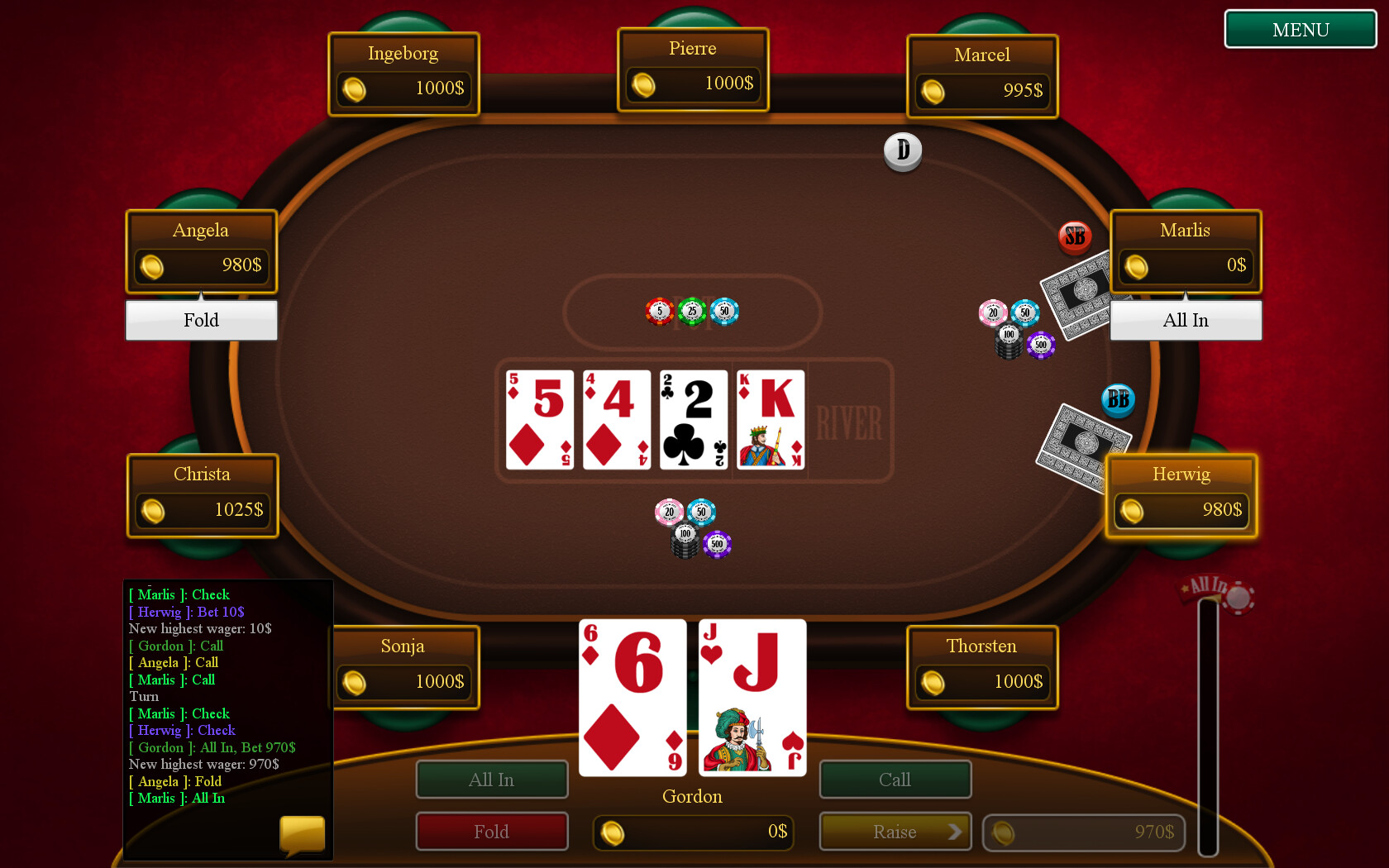 Royal Class Poker screenshot 2