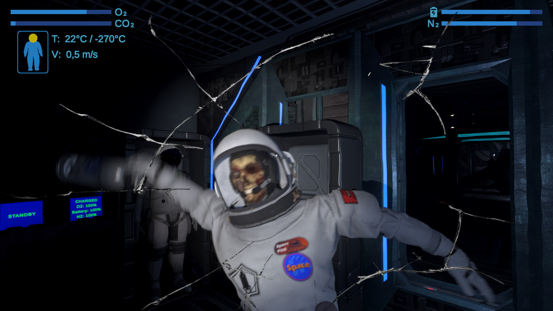 Warped - Space Horror screenshot 1