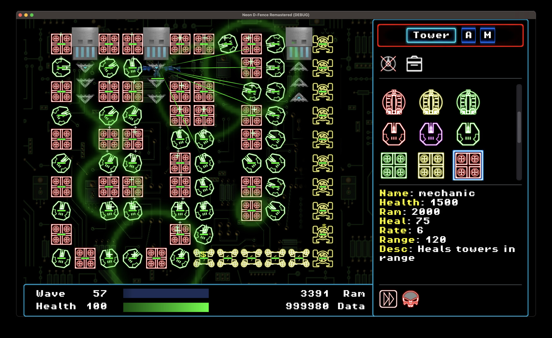 Neon D-Fence Remaster screenshot 3