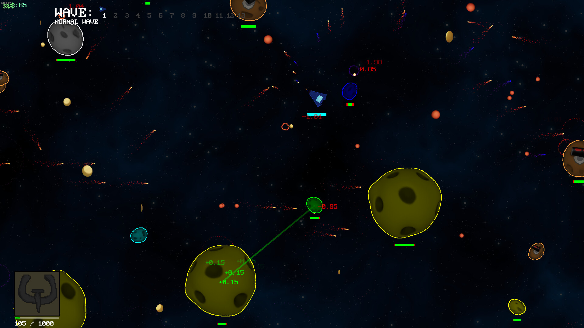 Asteroids ++ screenshot 2