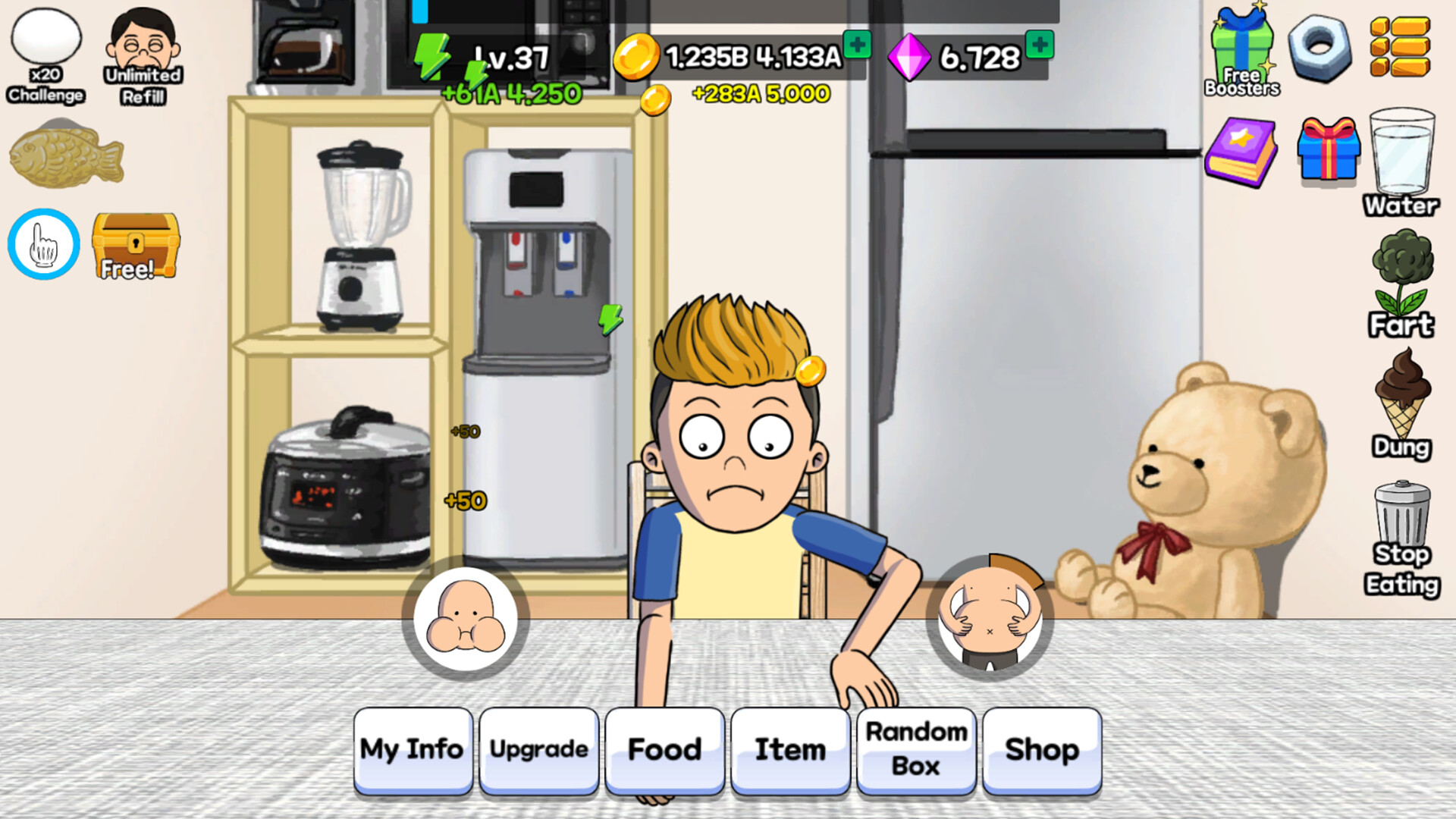 Food Fighter Clicker Games screenshot 3