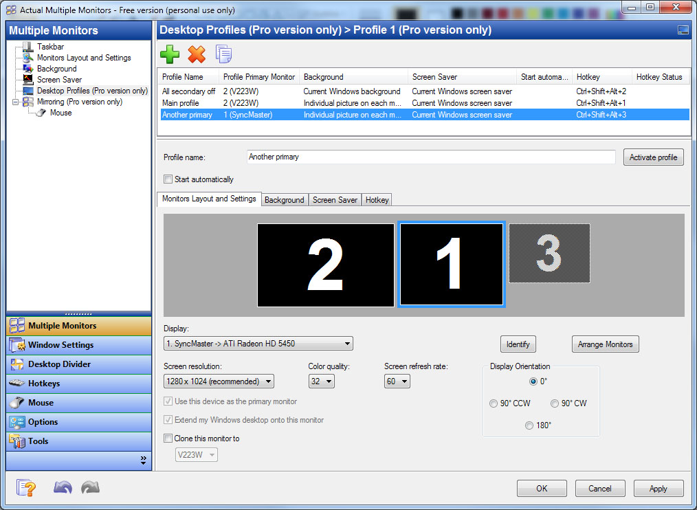 Actual Multiple Monitors screenshot 14