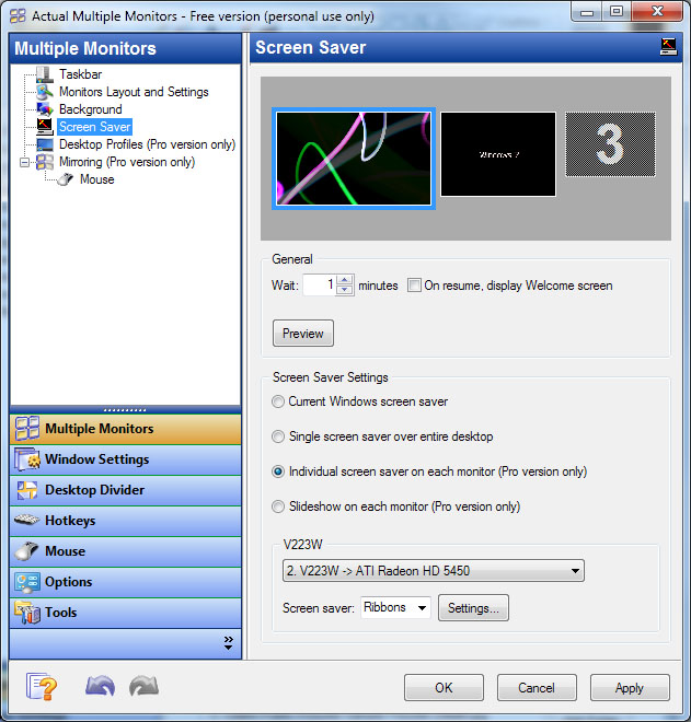 Actual Multiple Monitors screenshot 12