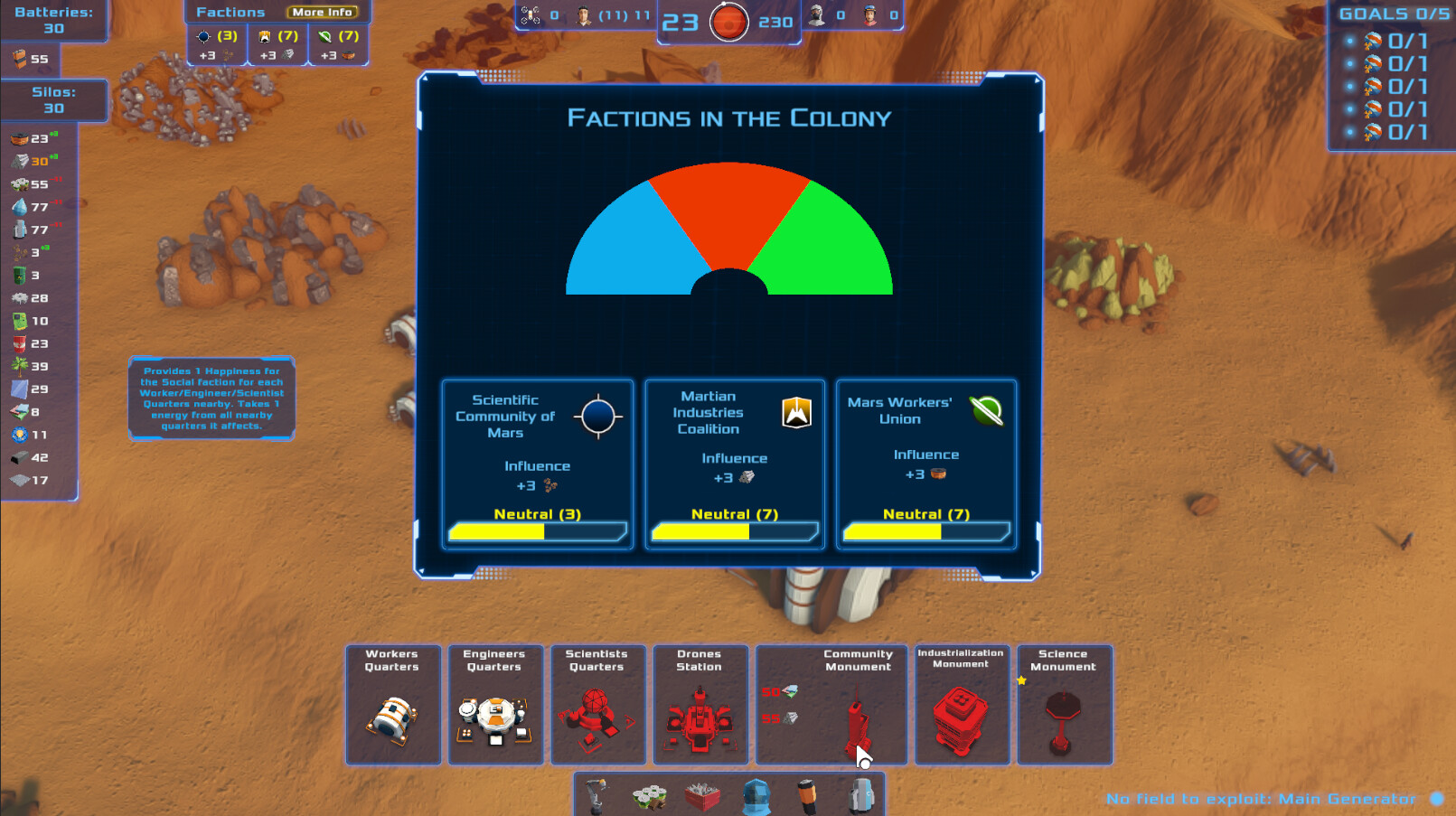 Citizens: On Mars - Prologue screenshot 4