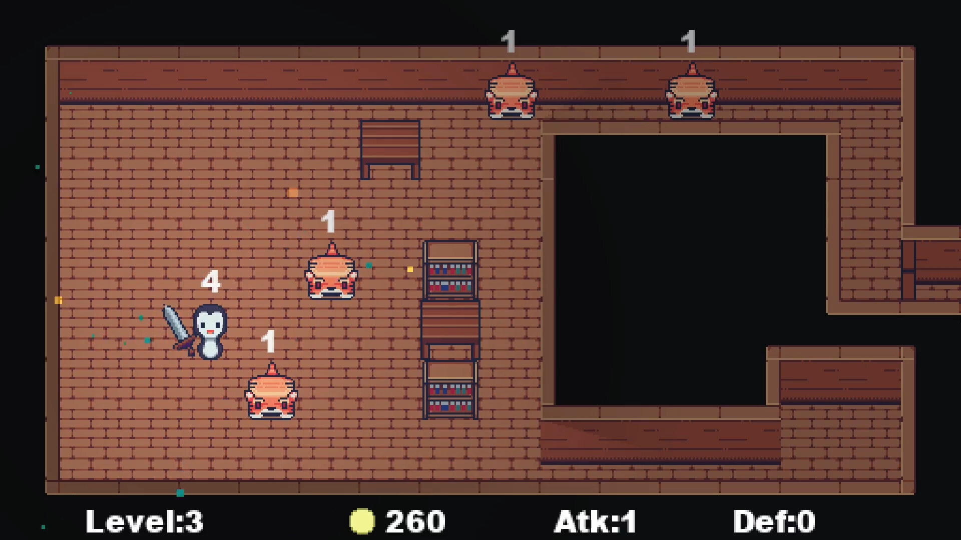 Strategy game but with a penguin who has a sword screenshot 1