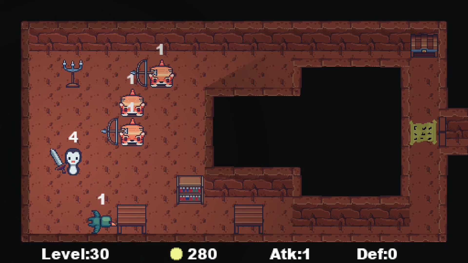 Strategy game but with a penguin who has a sword screenshot 8