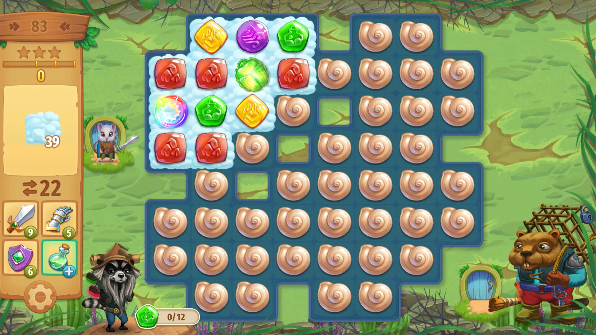 Strongblade - Puzzle Quest and Match-3 Adventure screenshot 7