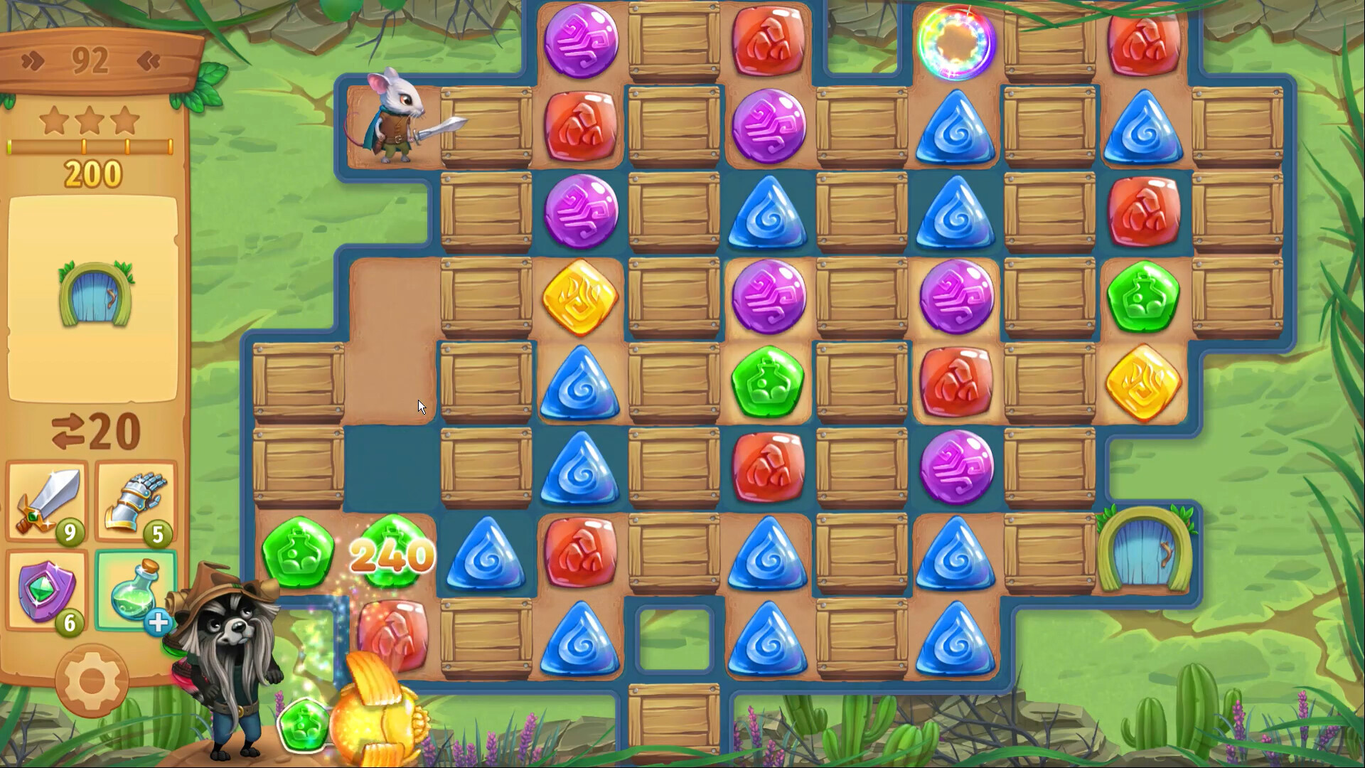 Strongblade - Puzzle Quest and Match-3 Adventure screenshot 8