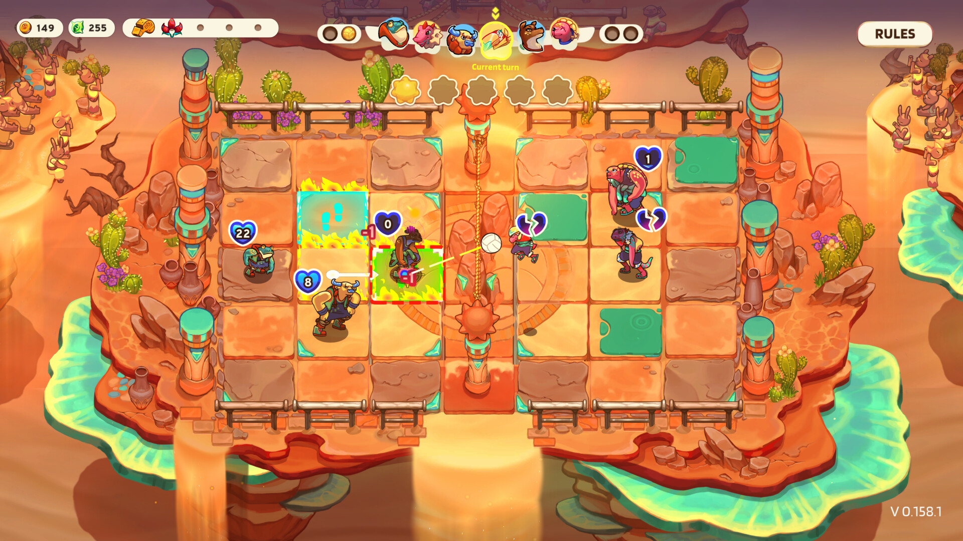 Smash it Wild: Tactical Volleyball Roguelike screenshot 1