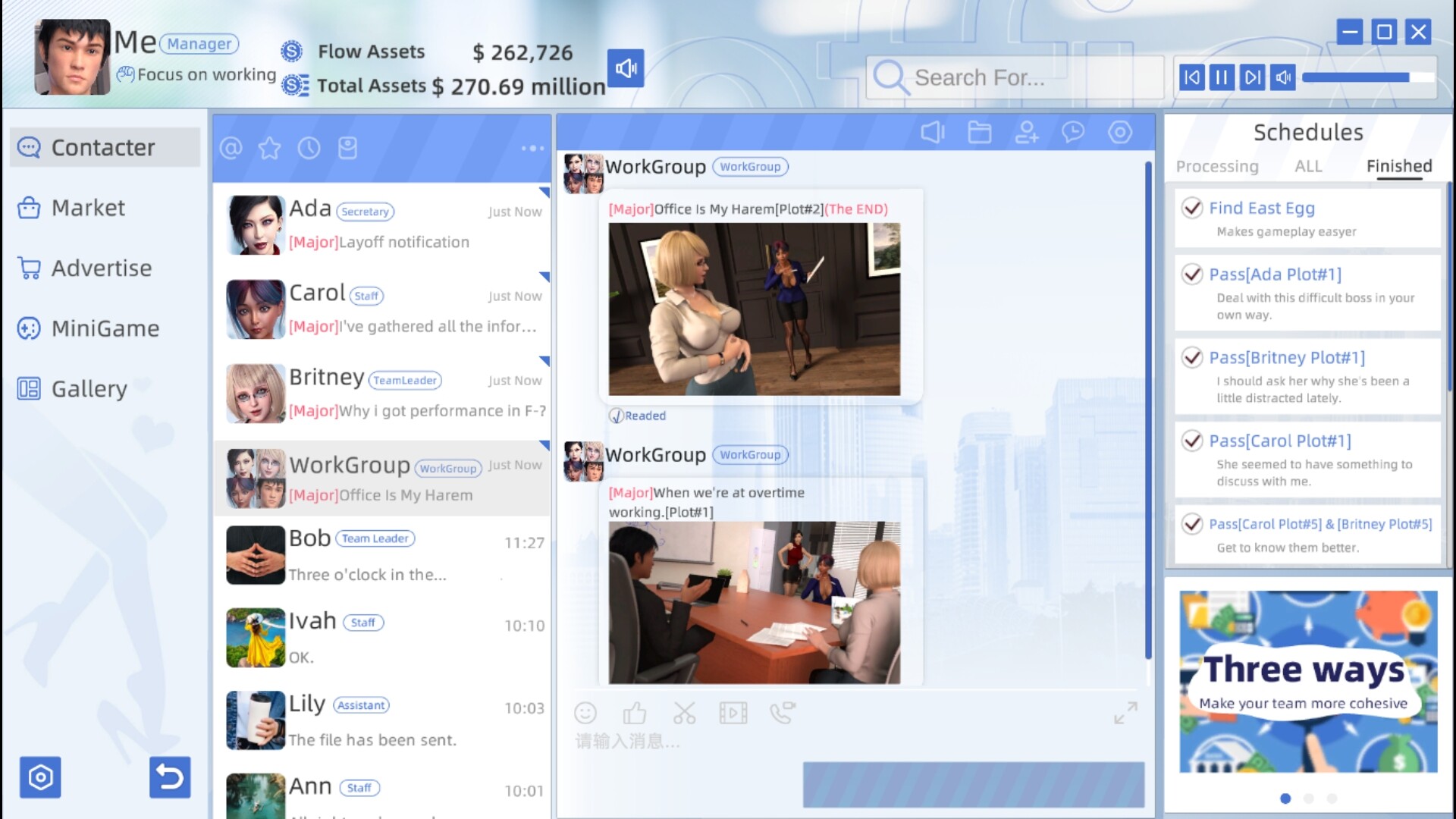 Office Is My Harem🔞 screenshot 5
