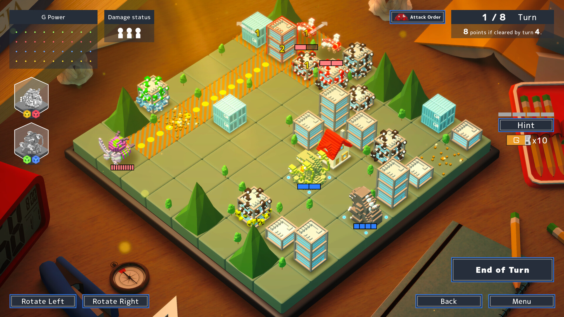 Godzilla Voxel Wars screenshot 1