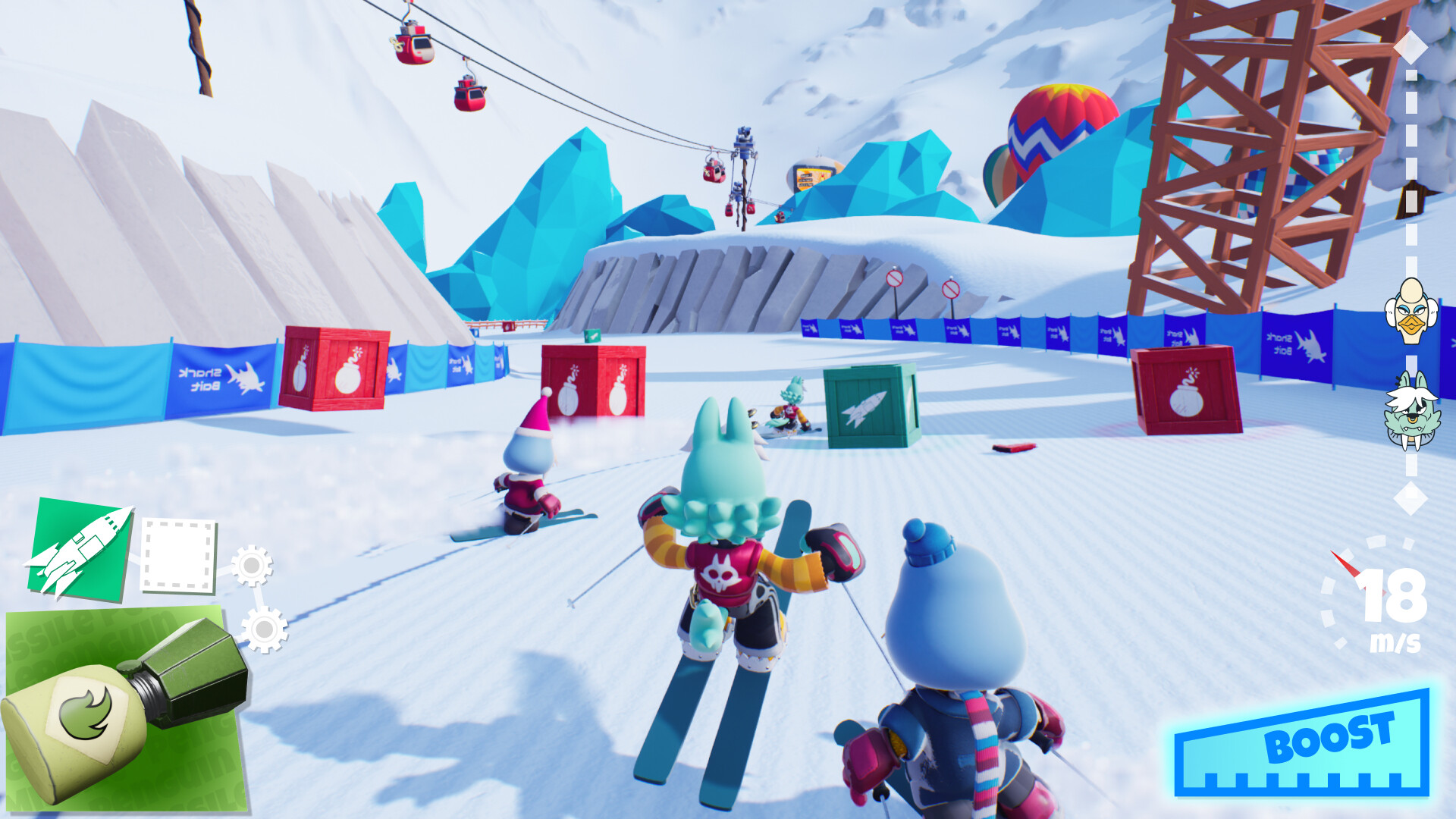 Super-G Downhill Racing screenshot 1