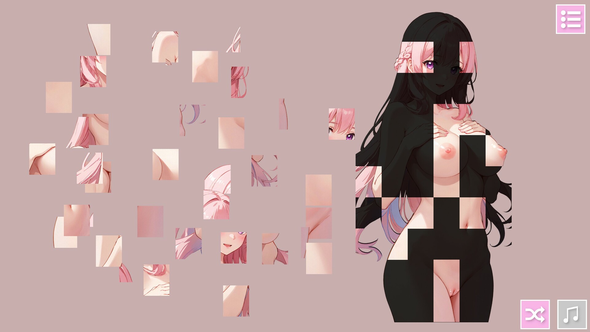 Sexy Anime Puzzle Game - A Hentai Girl Puzzle Adventure screenshot 5