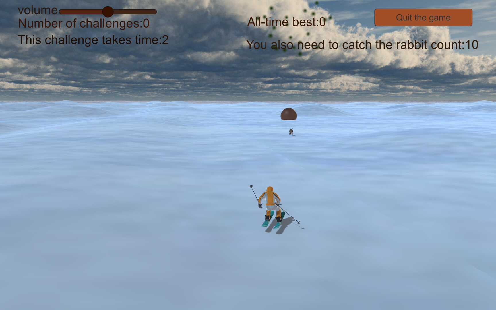 Chasing rabbits in snow screenshot 5