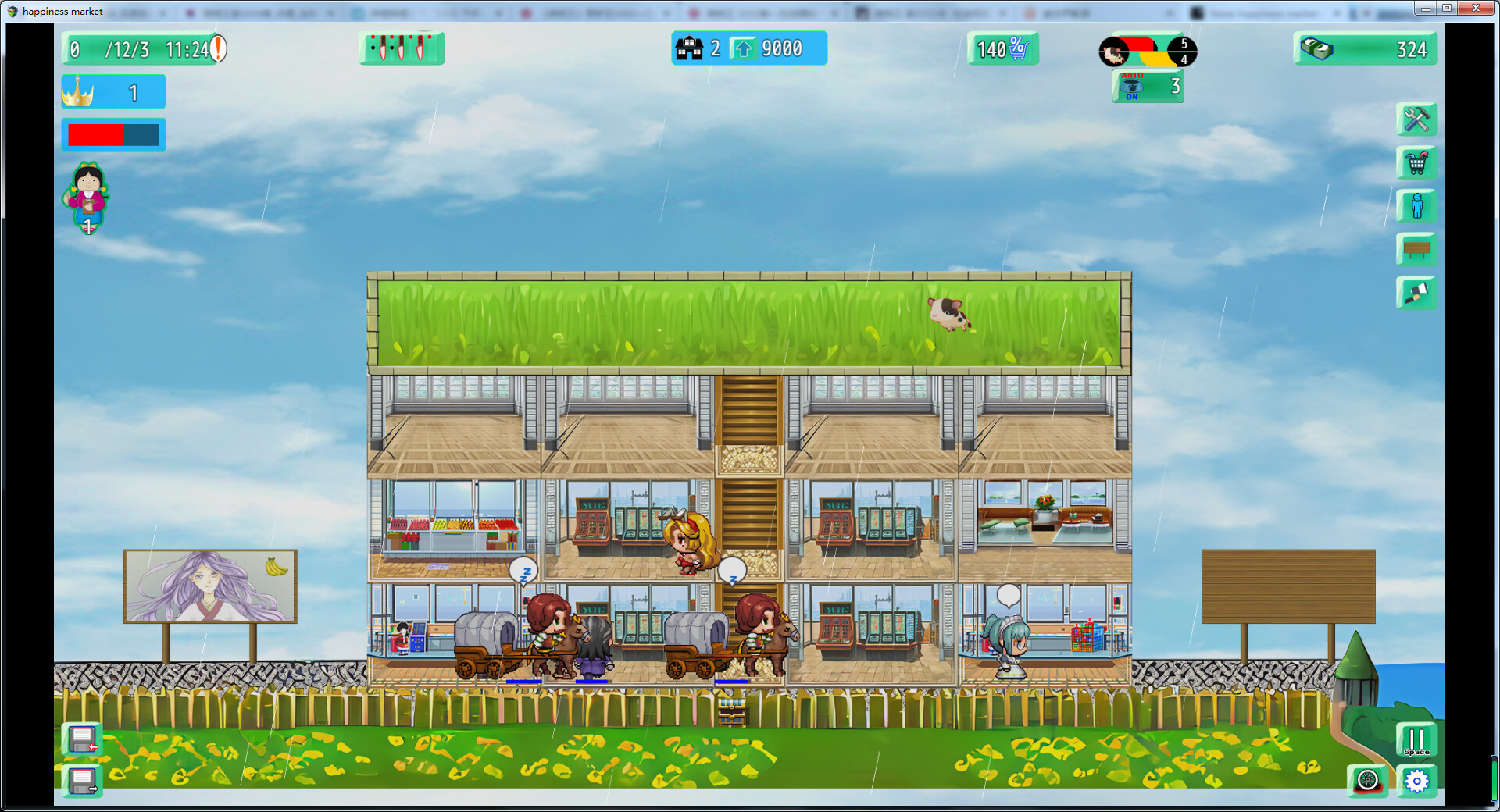 happiness market screenshot 1