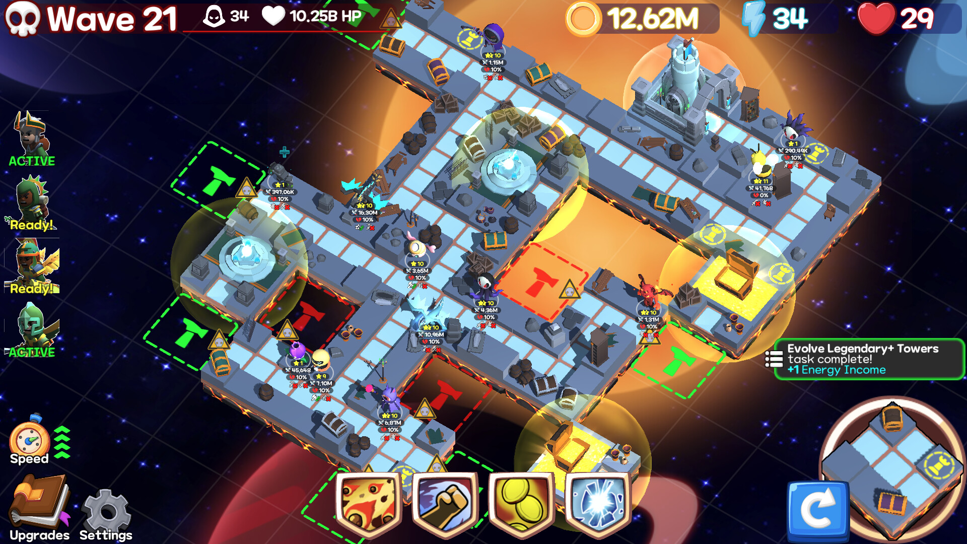 Monster Tiles TD: Tower Wars screenshot 9