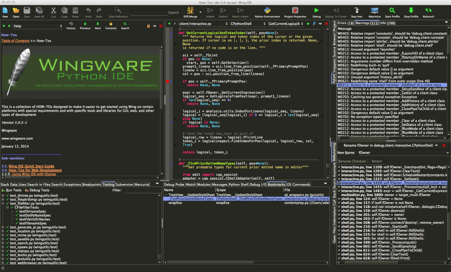 Wing IDE 5 screenshot 1