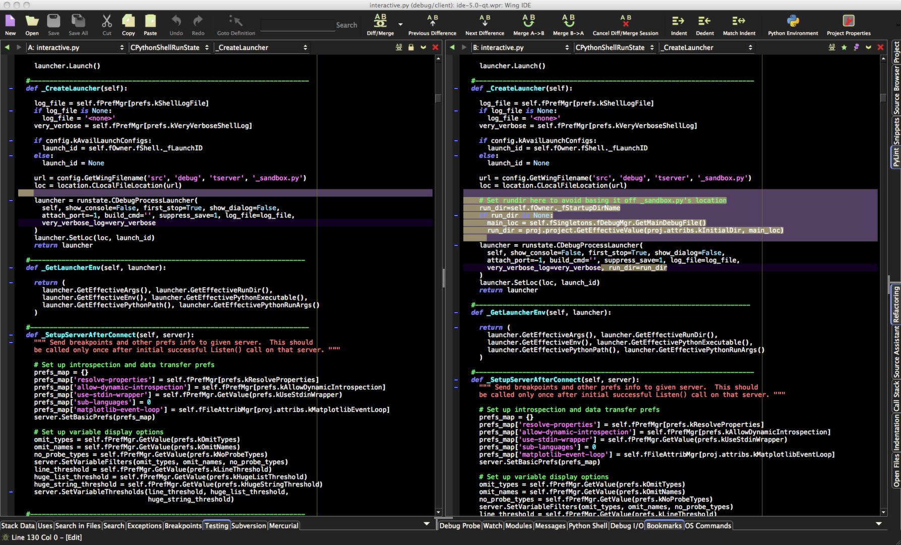 Wing IDE 5 screenshot 2