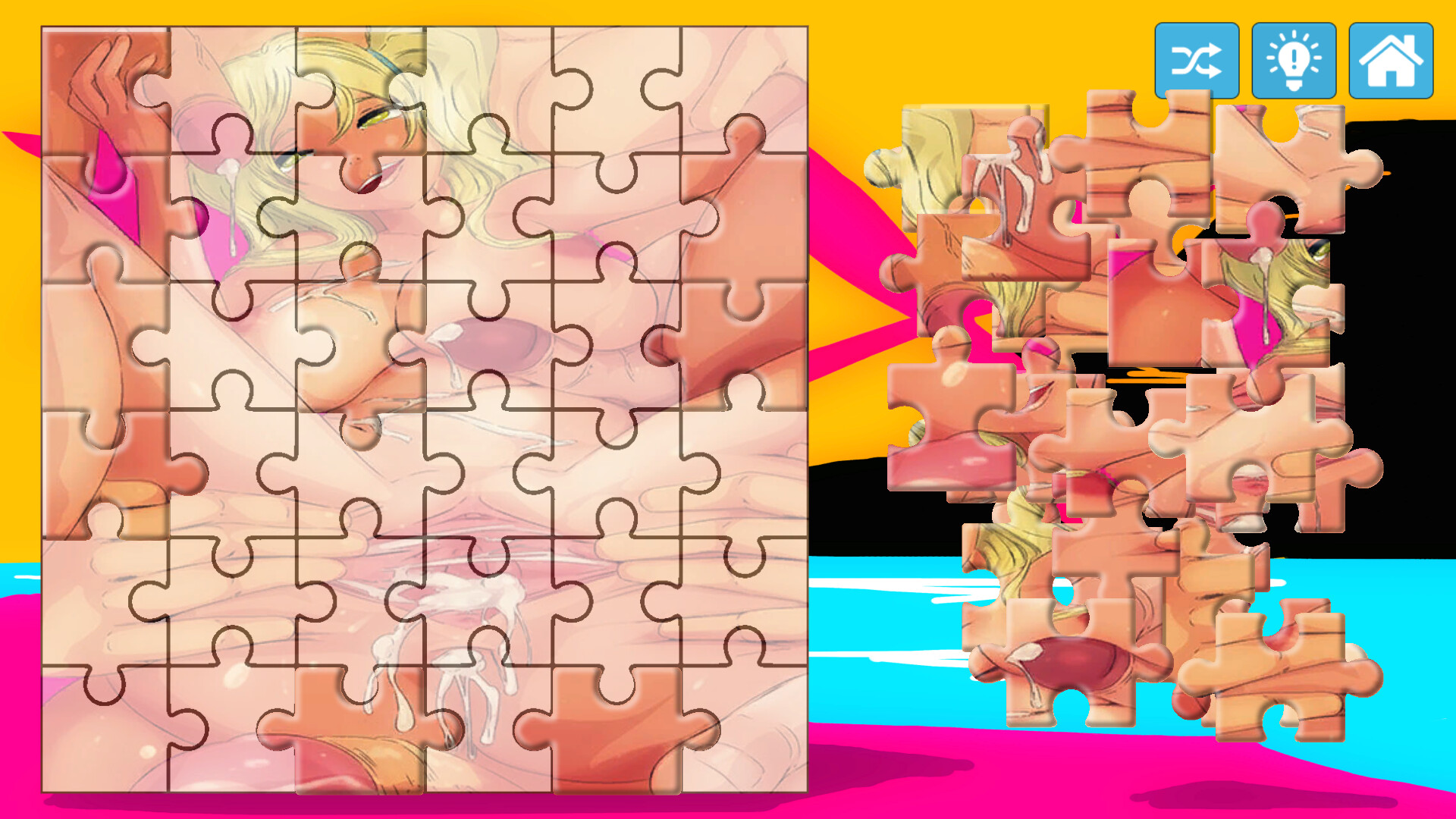 Hentai Jigsaw Puzzle Collection: Spring Edition screenshot 5