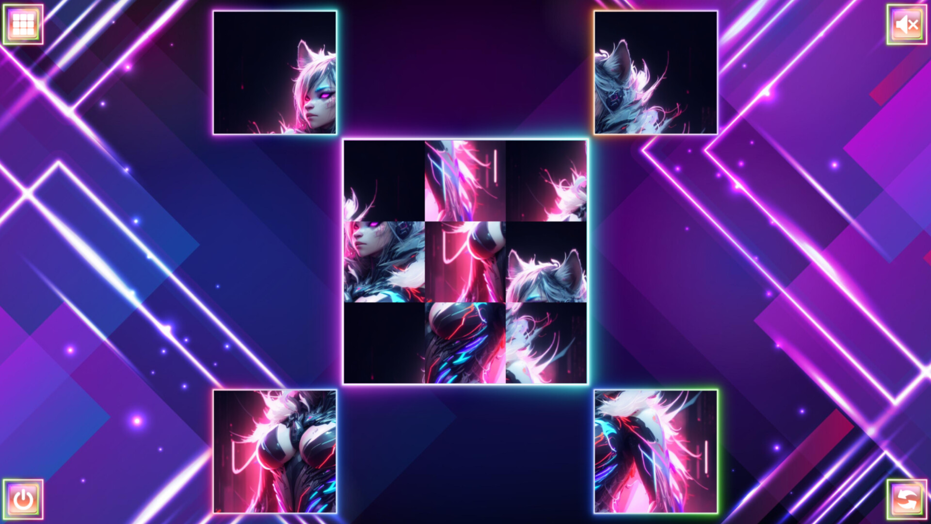 Neon Fantasy: Girls screenshot 1