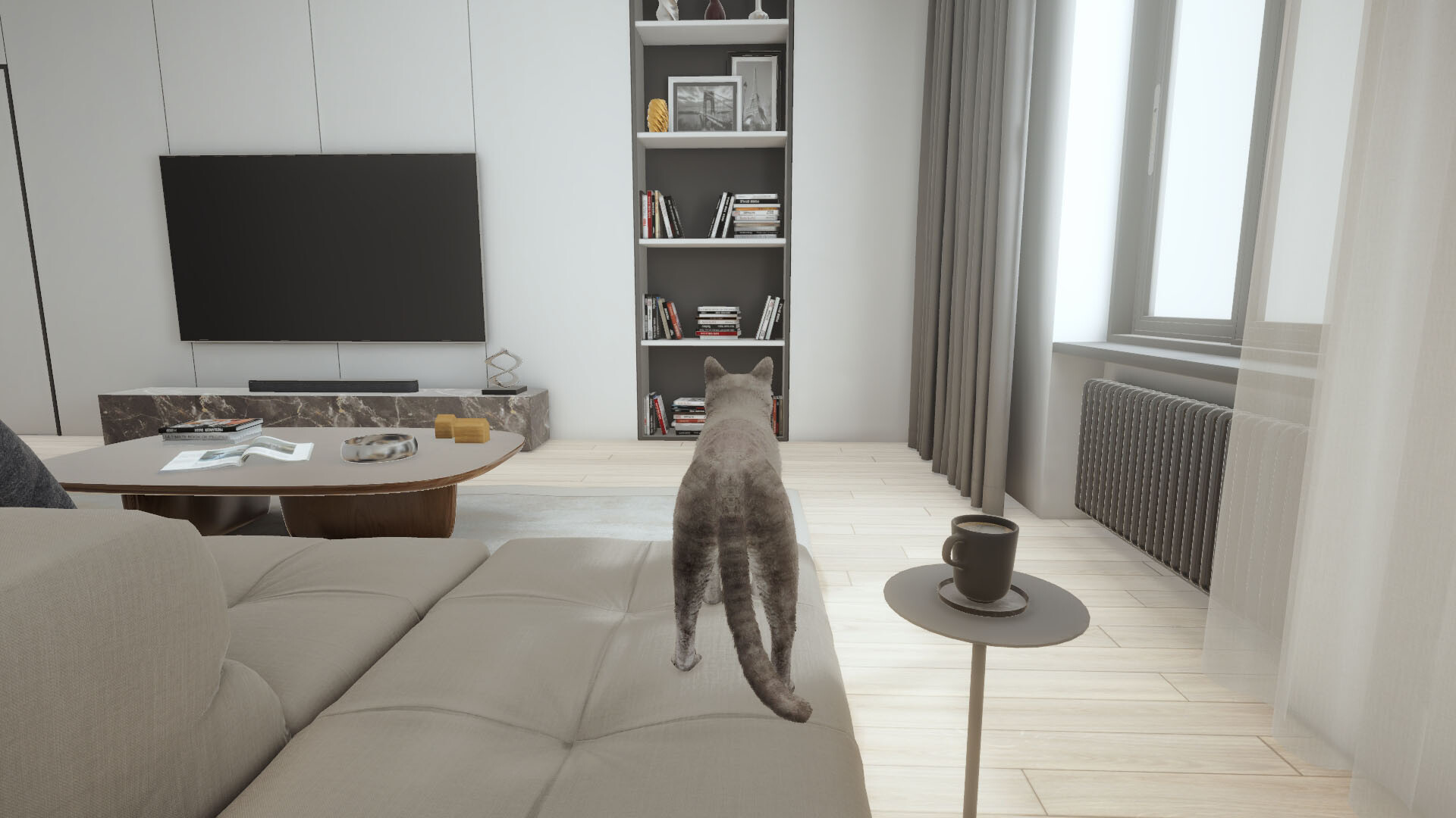 CATS GAME: stray cat, pet kitty, dog simulation adventure screenshot 1