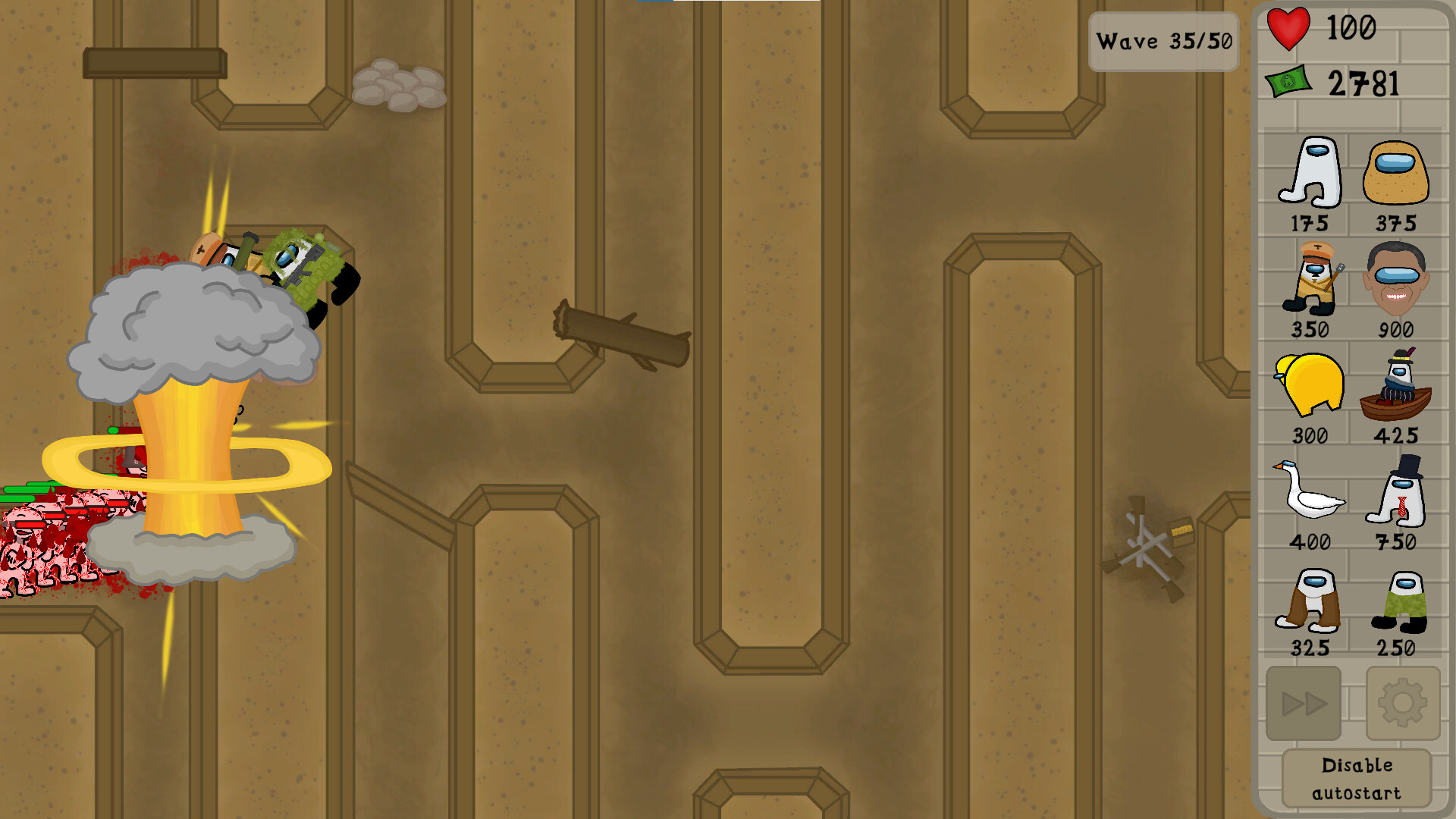 Amogus TD 2 - Defense of the Sus screenshot 5