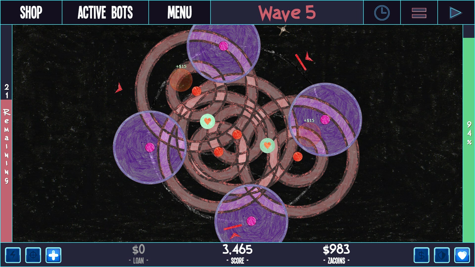 ZaciSa: Defense of the Crayon Dimension! screenshot 9