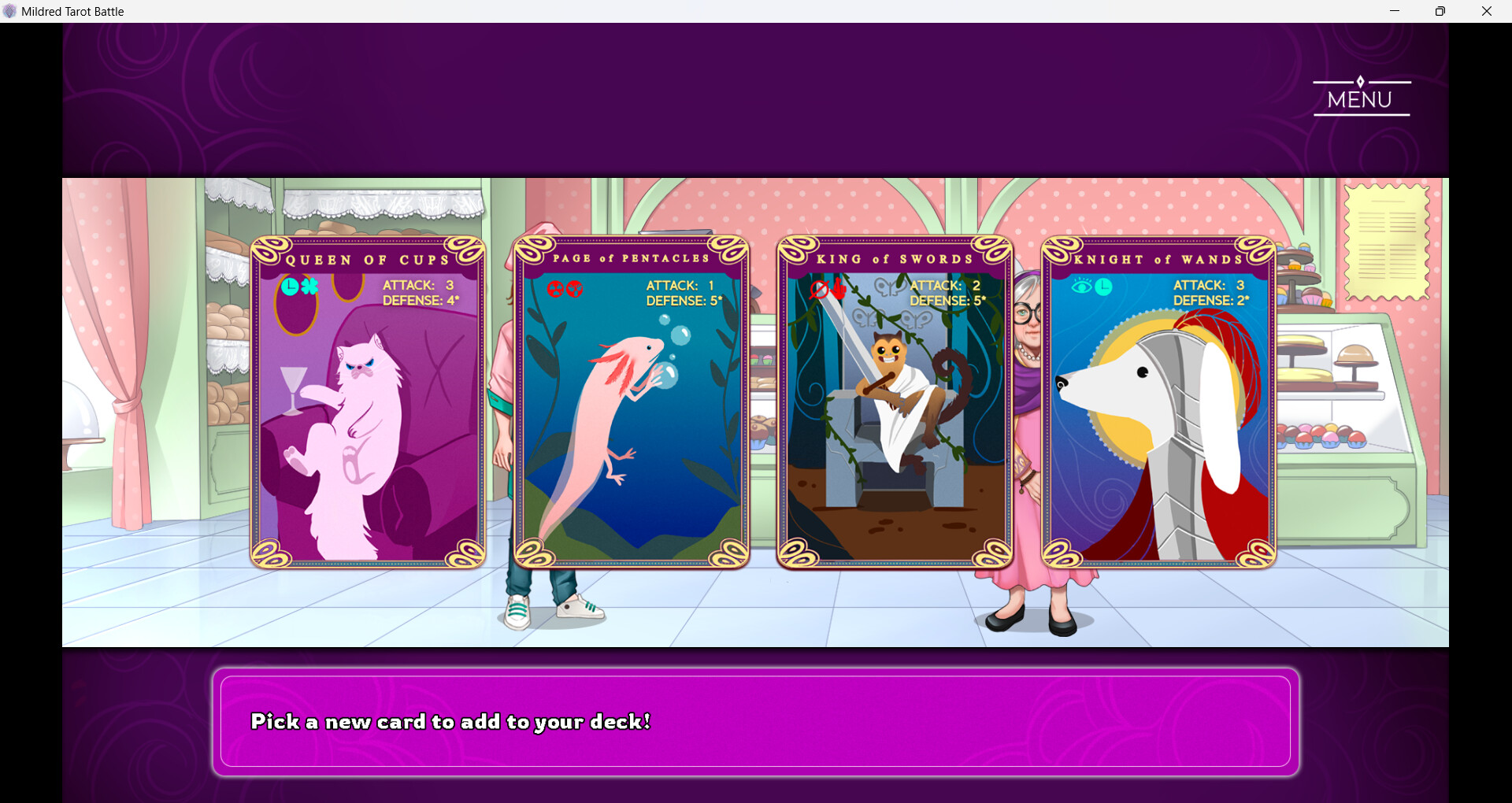 Mildred's Tarot Battle screenshot 11