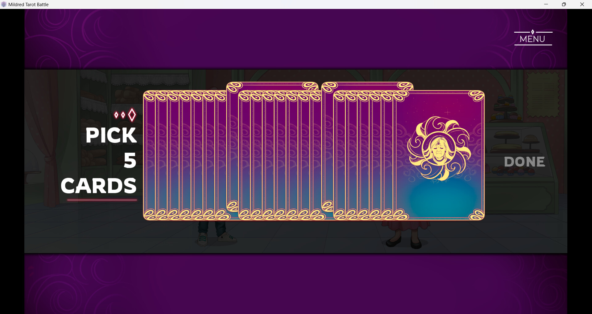 Mildred's Tarot Battle screenshot 6