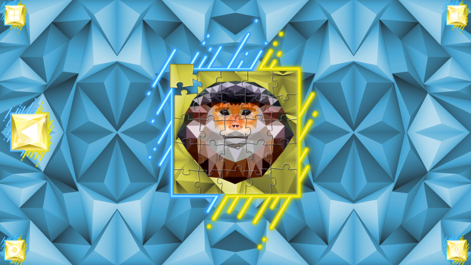 Poly Jigsaw: Primates screenshot 4