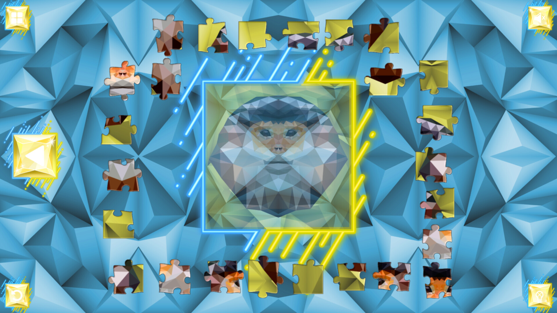 Poly Jigsaw: Primates screenshot 3