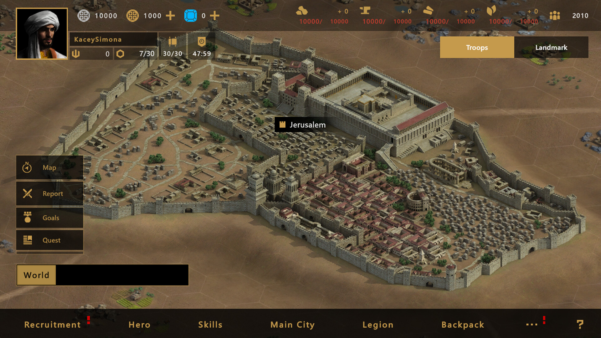 Sand Tanble War: The Crusandes screenshot 2