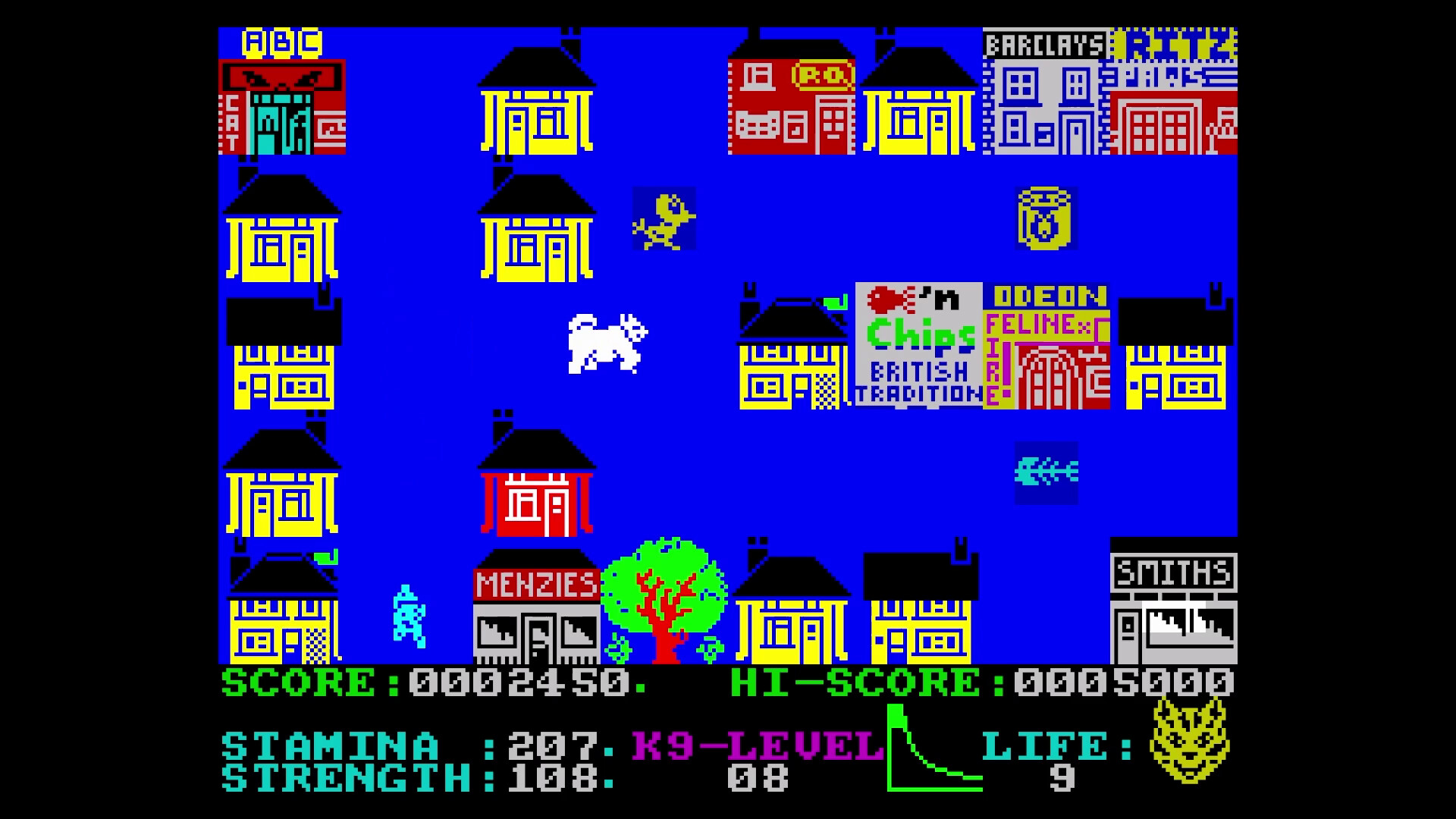 Paws (CPC/Spectrum) screenshot 1