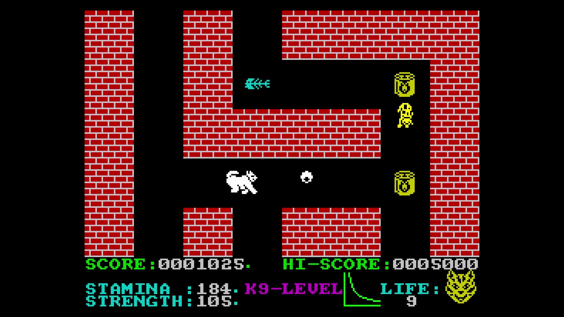 Paws (CPC/Spectrum) screenshot 2