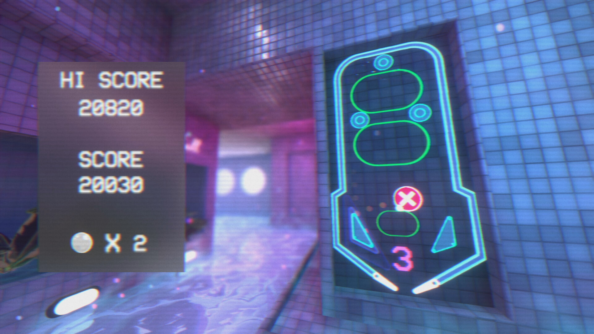 Vaporwave Pinball screenshot 2