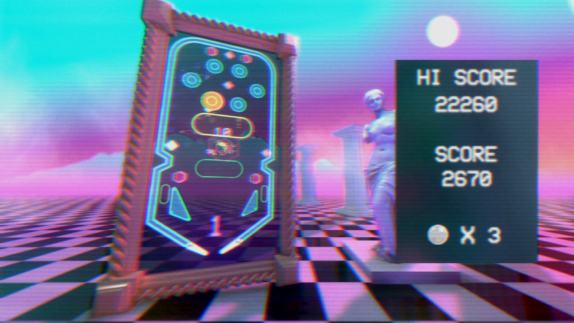 Vaporwave Pinball screenshot 3