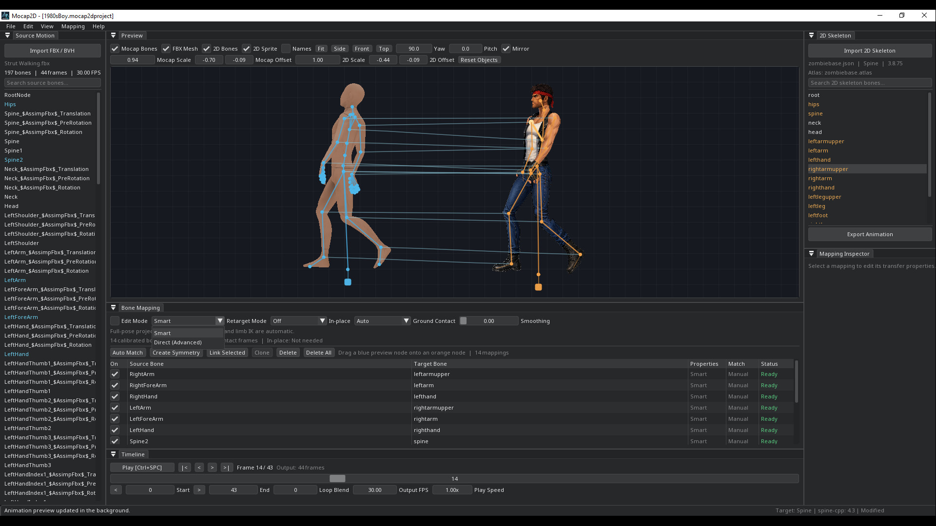 Mocap2D screenshot 1