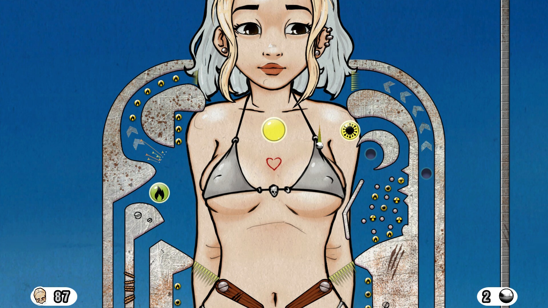 Zombikini PinballZ screenshot 1