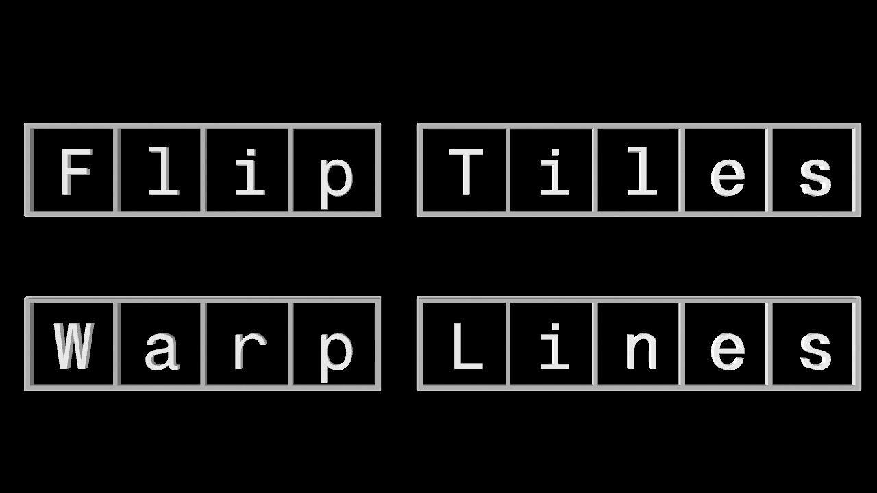 FlipTiles: Warp Lines Playtest screenshot 1