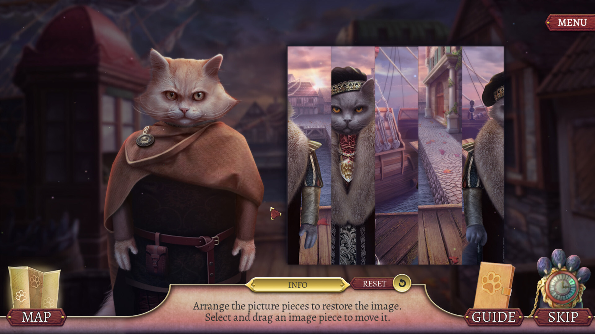 Knight Cats: Leaves on the Road screenshot 2