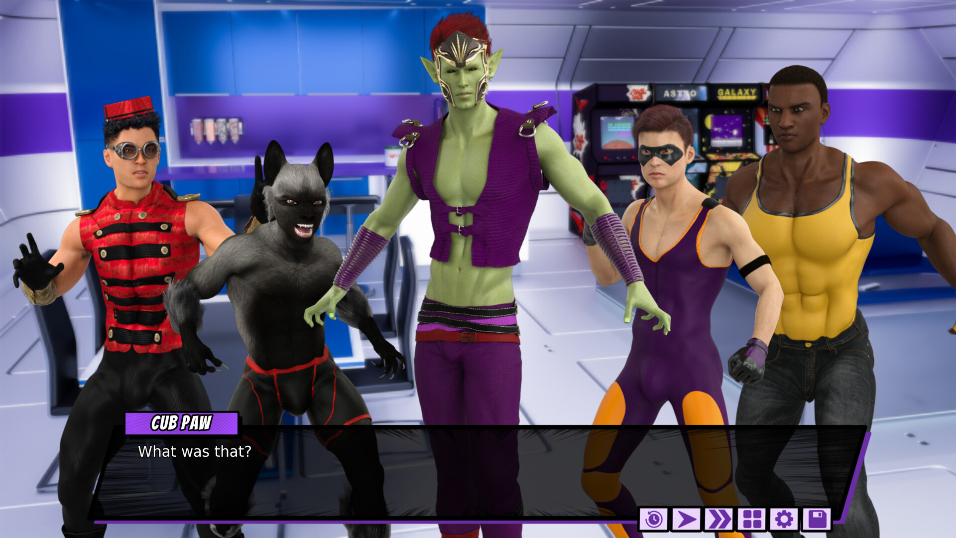 The Coming End: Fresh Force Frustrations (A Gay Superhero Visual Novel) screenshot 4
