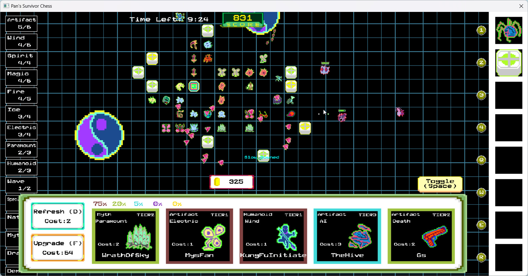 Pan's Survivor Chess screenshot 1