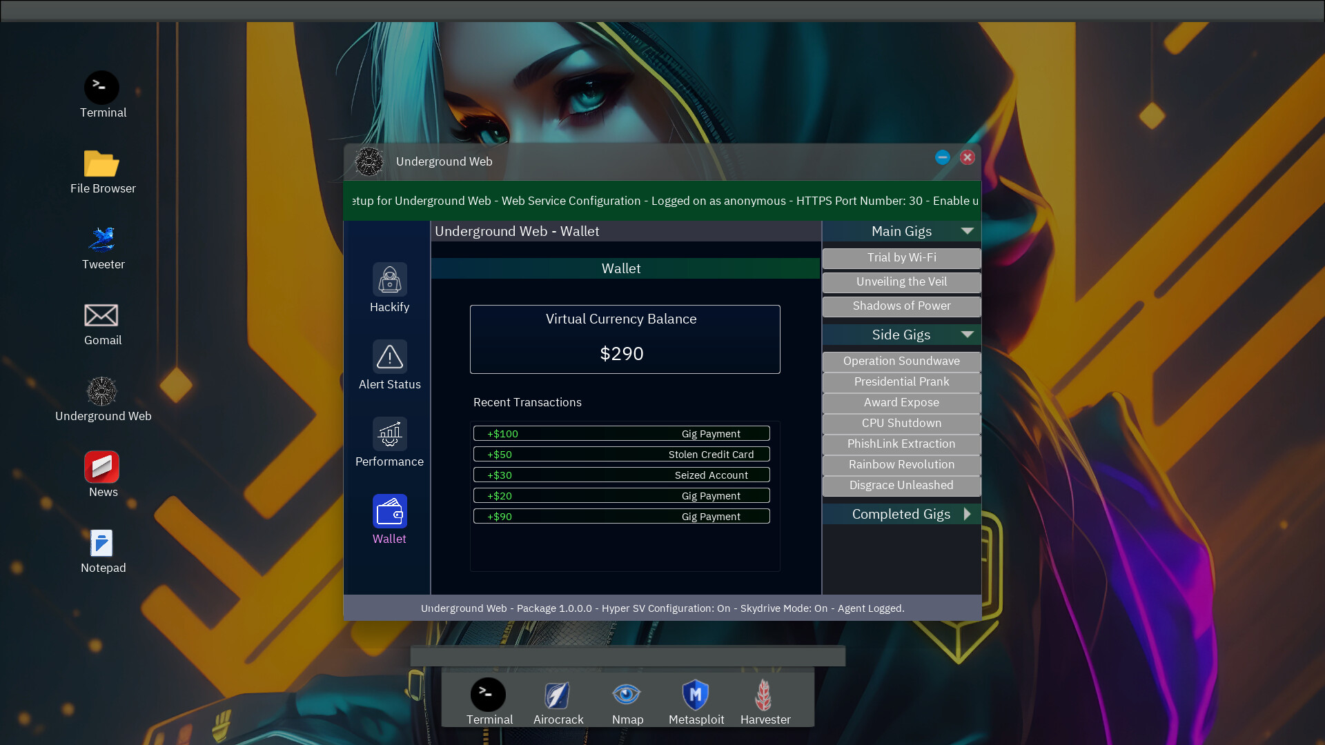 Anonymous Hacker Simulator screenshot 8