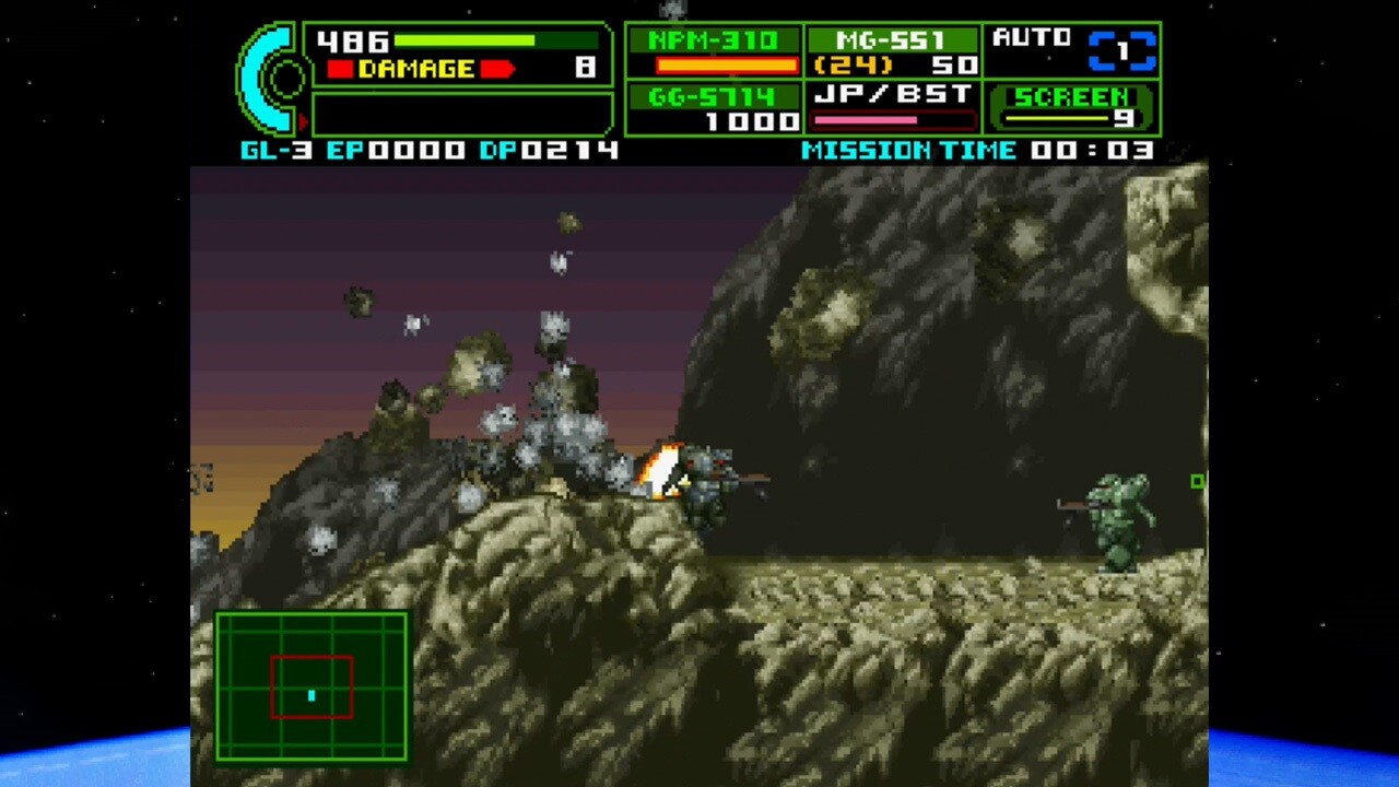 Assault Suit Leynos 2 Saturn Tribute screenshot 3