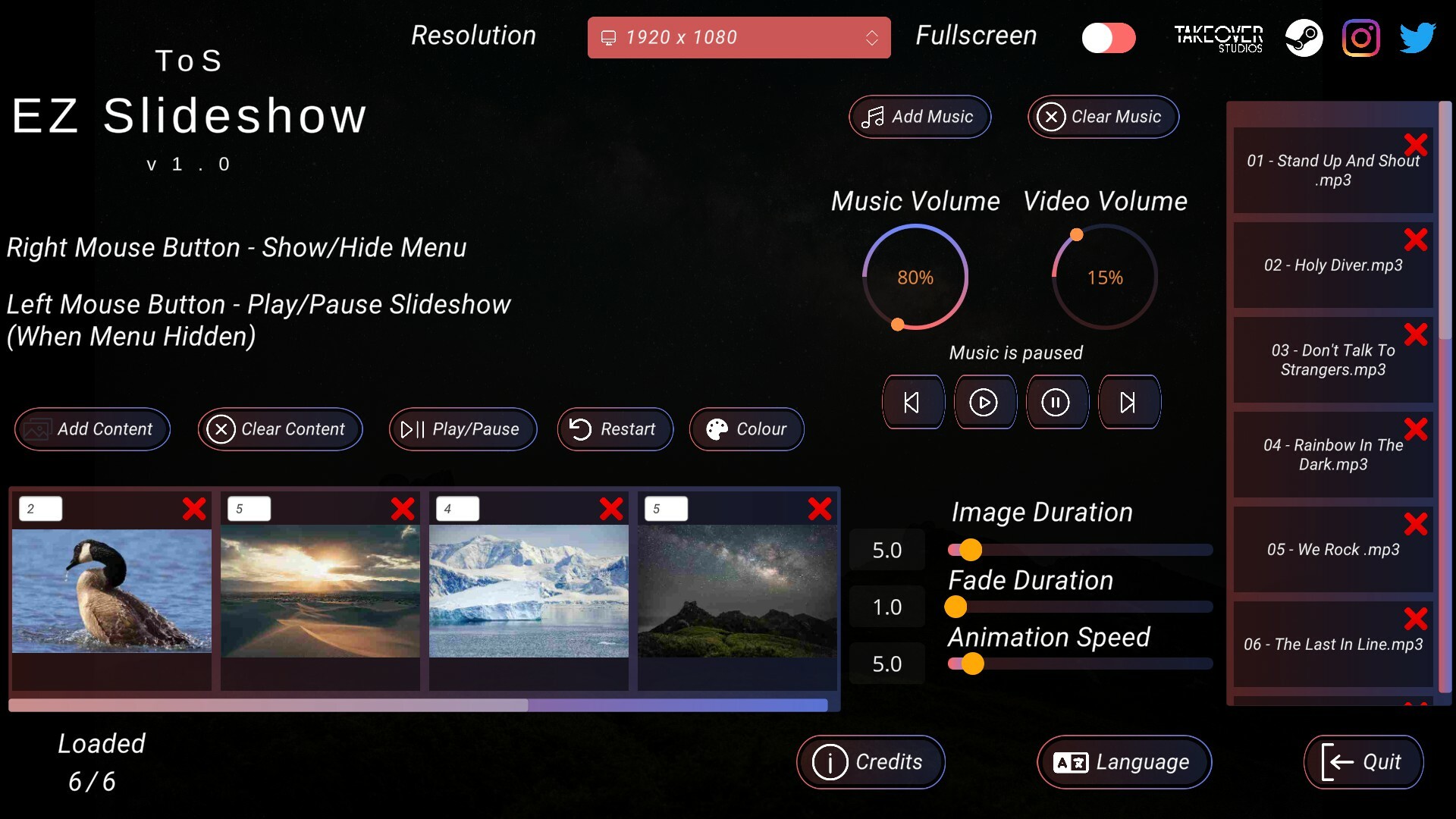 ToS EZ Slideshow screenshot 1