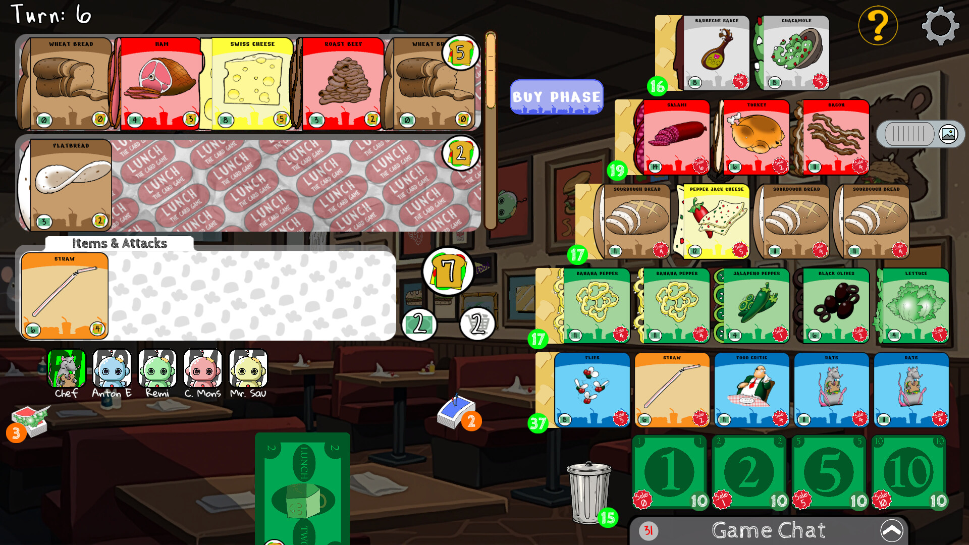 Lunch: The Card Game screenshot 1