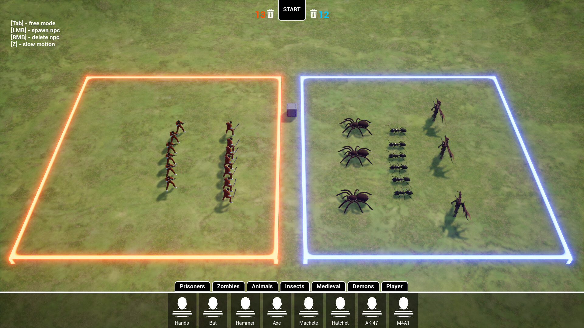 Xaphan - Battle Simulator screenshot 1