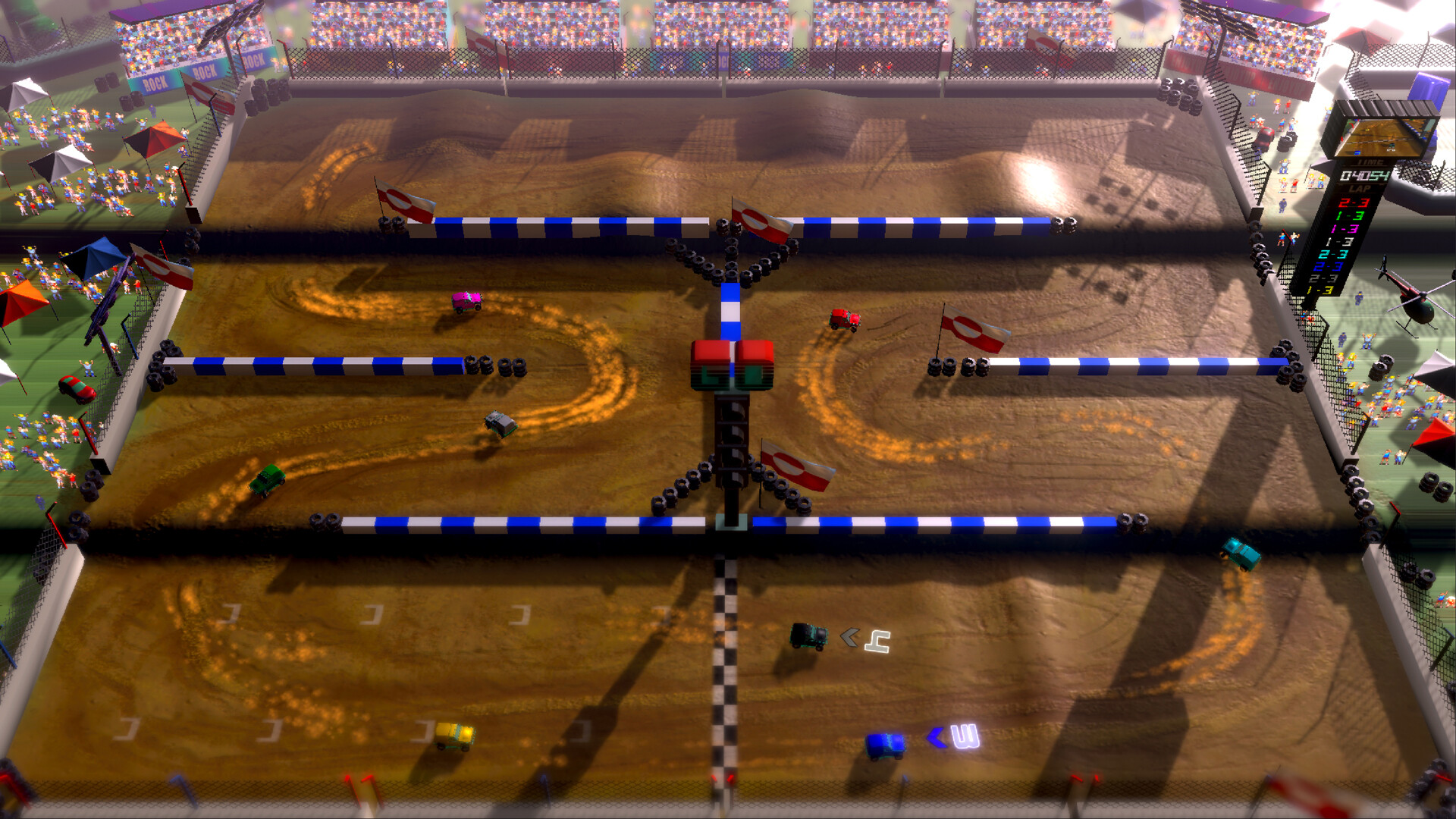 Rock 'N Racing Off Road DX screenshot 1