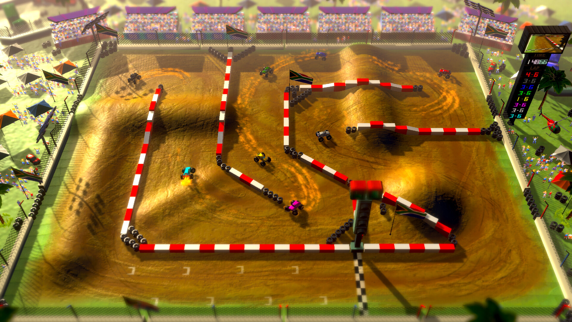 Rock 'N Racing Off Road DX screenshot 2